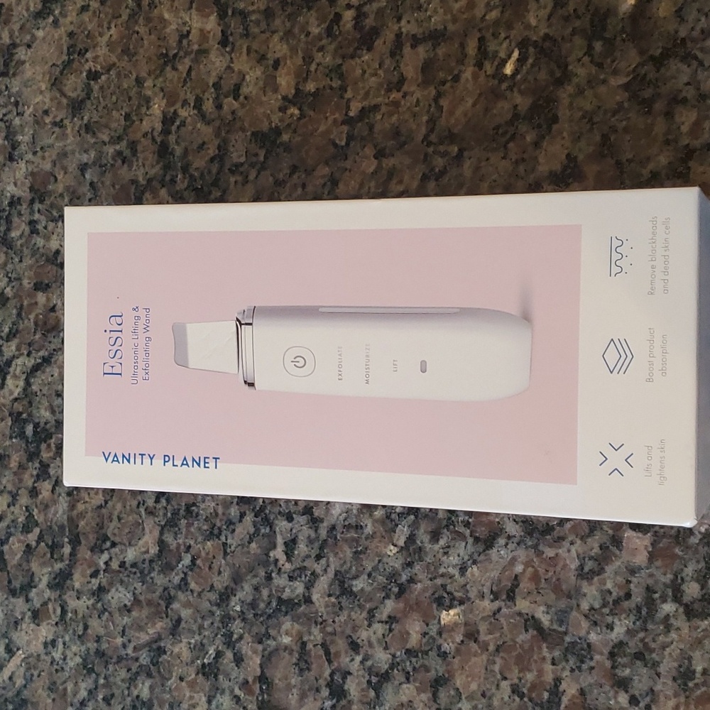 Brand New in box Vanity Planet Essia Ultrasonic lifting and exfoliating wand